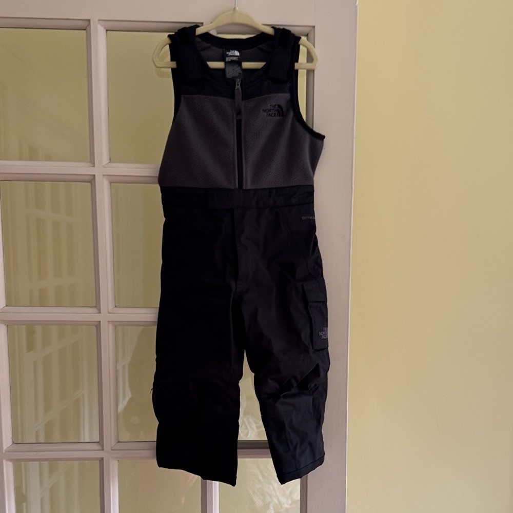 The North Face Kids Black Snow Bibs